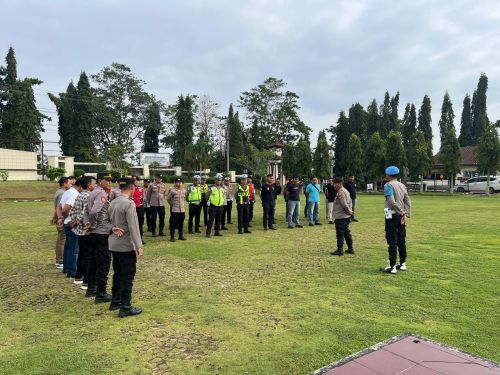 Polres Lampung Utara Siagakan Tim On Call Antisipasi Gangguan Kamtibmas dan Bencana