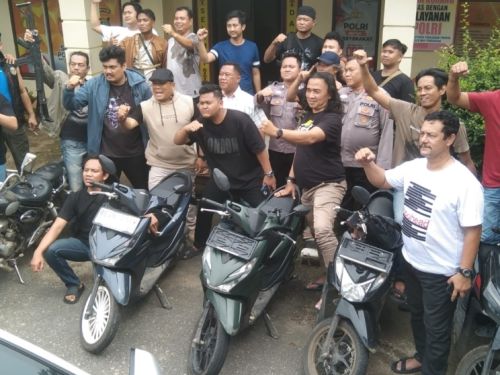 Tim Gabungan Bersama Polsek Bukit Kemuning Ungkap Kasus Curat Sepeda Motor
